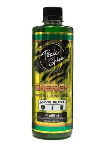 Toxic Shine Energy Shampoo Nanotechnology pH Neutral 600ml 0