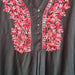 Embroidered Kashmir Buttoned Wide Indian Blouse 36