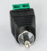 High Tec Electronica Conector Ficha RCA Macho A Bornera Led CCTV Plug X 20U 1