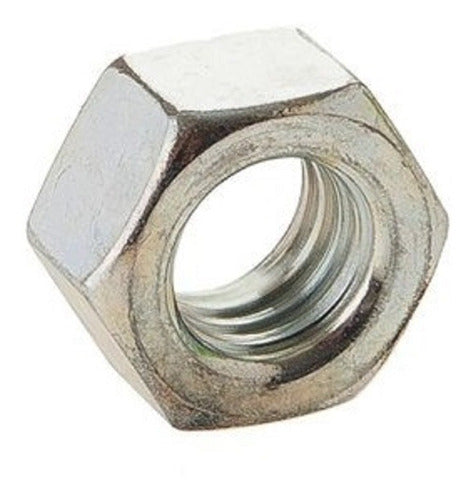 Metagro Hexagonal Nut Iron Zinc Coated 1/4 6.5mm X 50u 0