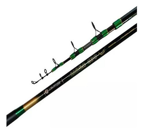 Surfish Lissa 4.30 Mt Telescopic Fishing Rod for Pejerrey and Lisa 0