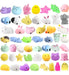 MEM-TEC 20 Random Squishy Mochi Animals Stress Relief Souvenirs 3cm 0