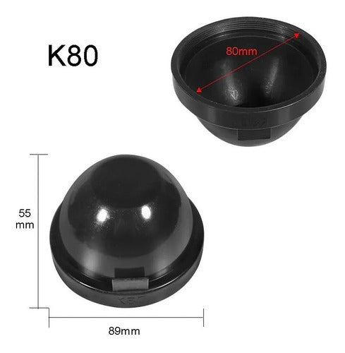 2 Extended Universal Silicone Rubber Caps for Cree Led Kube 2