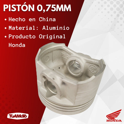 Original Honda 0.75mm Piston for XR 125L Tuamoto 5