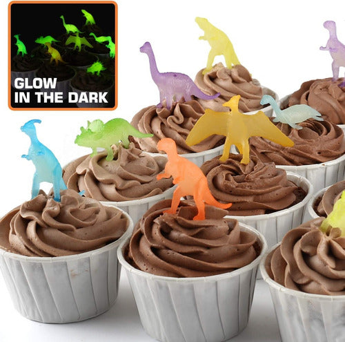 Fluorescent Dinosaurs Glow in the Dark Set of 2 Dinos 47