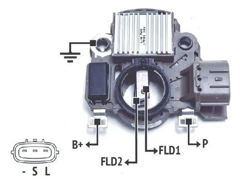 Regulador De Voltaje 12v Nissan Frontier Pathfinder Nosso 1