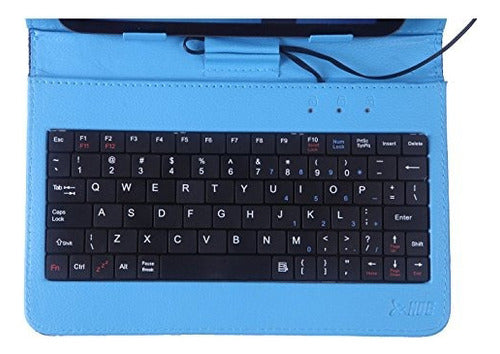 Hde Diamond Funda Cuero Tablet 7  + Teclado 5