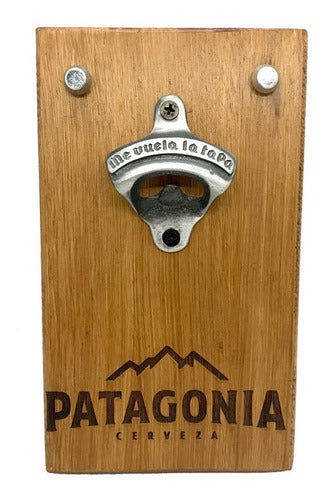 Me Vuela La Tapa® Patagonia Wall Bottle Opener with Magnet 0