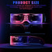 LED Robot Iron Anteojo Bright Glasses Premium Future Show X6 6