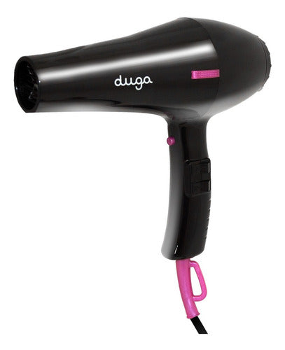 Duga Kit Secador Pelo 2000w + Planchita 200 Peluqueria Negro 1