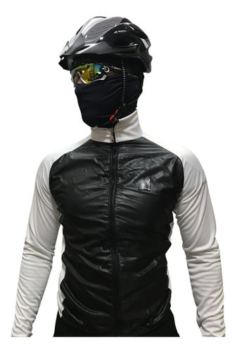 Indubike Campera Termica Rompeviento Abrigo Ciclismo 6