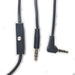 AndesPC Miniplug 3.5mm Male to Male Cable with Microphone - 1.2 Meters Black 0