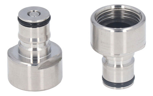 Adaptador Keg Coupler De 5/8 Pés Em Aço Inoxidável Ball Lock 3