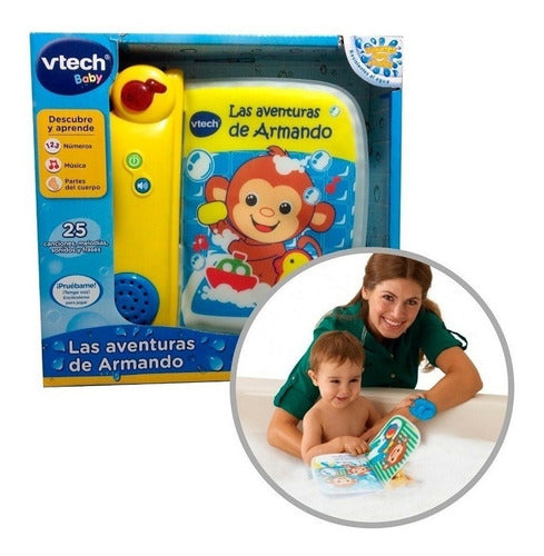 VTech Musical Bath Book: The Adventures of Armando - New 0