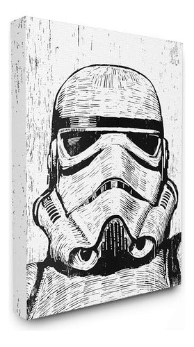 The Stupell Home Décor Collection Black And White Star Wars 0