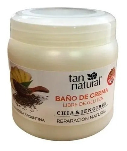 Tan Natural Chia Ginger Cream Bath - Gluten-Free - 250g 0