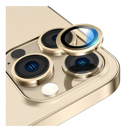 Chrome Camera Lens Protector for iPhone 15 Pro Max 0