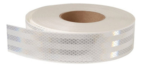 Generic White Reflective Safety Tape 5cmx1m A122 6