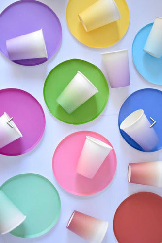 Colorful Paper Cups x10 Units 1