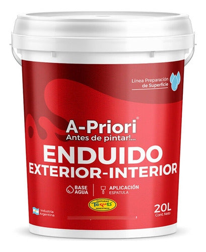 Enduido Plástico Exterior Interior Toques Maestros  20 Lt 0