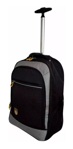 Lotizen Mochila Peñarol 45 Cm De Lujo Con Carro 99249 0