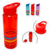 Jalú Bazar Plastic Bottle with Straw - 800ml - 3 Colors 0