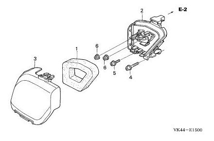 Honda Air Filter Cover UMK435 / UMK435T 2