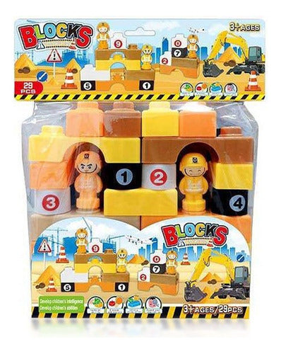 Generic Building Blocks and Firefighters Toy Set, 29 Pieces 0