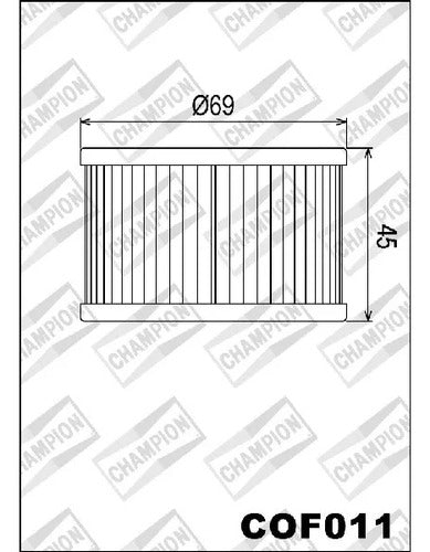 Filtro De Aceite Honda Cbr 250 1