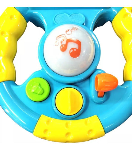 Volante Didáctico Interactivo Con Luz Y Sonido Babygus 53913 2