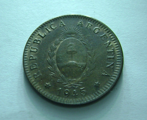 Moneda Argentina 2 Centavos 1945 Surge Peronismo Boedo Caba 1