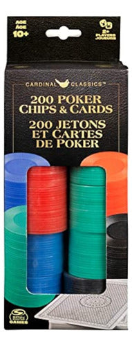 Cardinal Classics, 200 Poker Chips Set 1