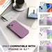 Surphy iPhone 14 Silicone Case with Individual Lens Protection - Lilac Purple 1