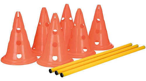 Trixie Dog Agility Hurdle Cone Set, Portable Canine Agility 0