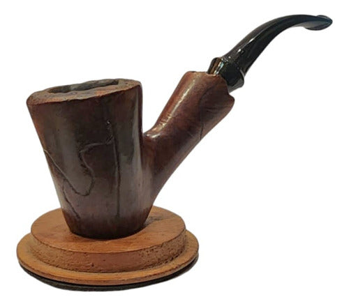 Pipa Alpha Rex Carved Bent Dublin Estate 9/10 Patagoniapipes 0