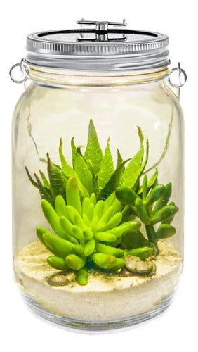 Lurch Solar Decorative Jar Rechargeable Solar Light Without Batteries 2