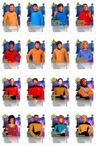 Universo Retro Star Trek Cards Similar to Cromy Kirk Spock Picard 1