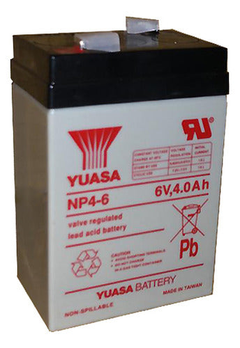 Bateria Yuasa Np 4-6 6v 4ah Tienda Oficial Yuasa!!! 0