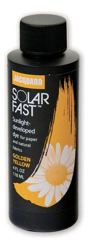 Jacquard Solarfast Photosensitive Dye for Paper/Fabric 118ml Yellow 0