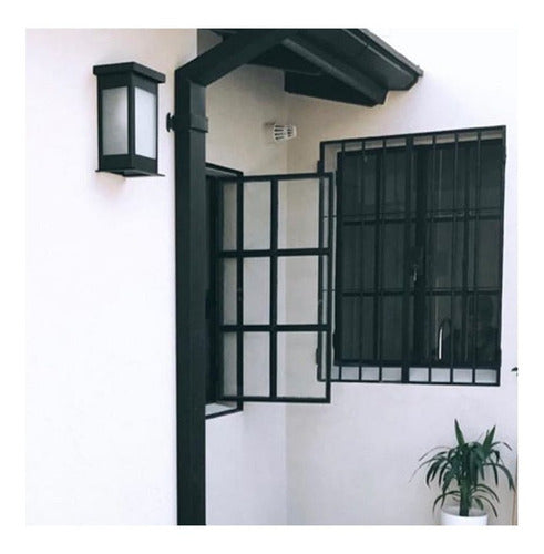 Farol Aplique Pared Hierro Para Exterior Calidad Superior 5