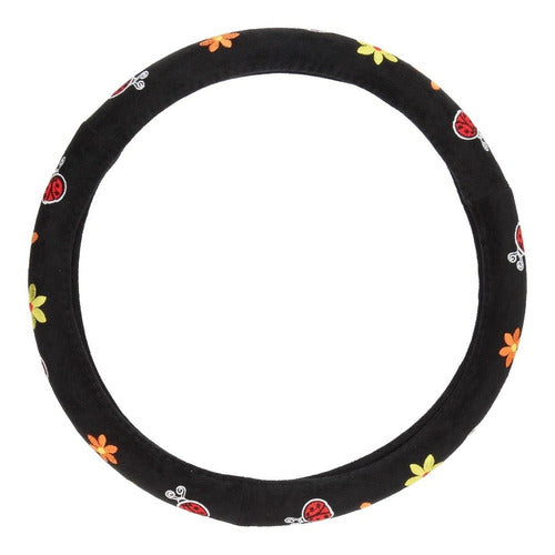 Vexo Universal Steering Wheel Cover 38 cm Diameter Floral Design 1