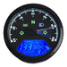 Universal Digital LCD Motorcycle Speedometer Tachometer 12000 RPM 0