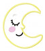 Embroidery Machine Appliqué Pattern Trio Cloud Moon and Star 3264 2