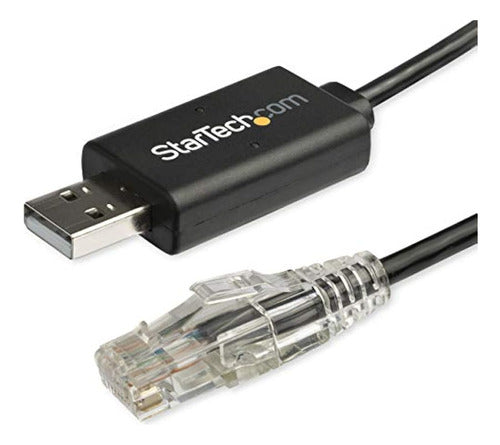 StarTech USB Console Cable Cisco 59 Ft - USB A to RJ45 Rollover 0