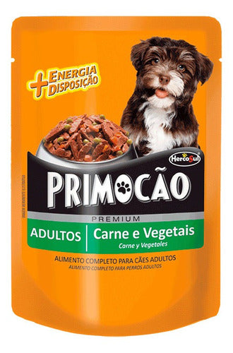 Primocao Pouch Pack Paté Beef and Vegetables 12 U. X100g 0