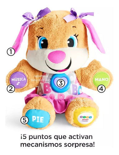 Fisher Price Laugh & Learn Interactive Spanish Puppy Plush 4