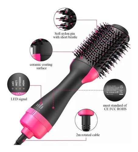 Cepillo Secador De Pelo Voluminizador Electrico Anti Frizz 3