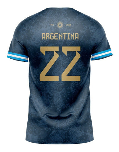 Argentina AFA 3 Stars Blue Special Size T-Shirt 1