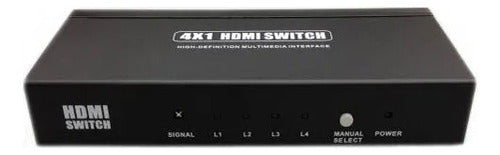 Protechno Switch Hdmi 4 Entradas 1 Salida Full Hd 1920x1200p 3d Lu602c 1