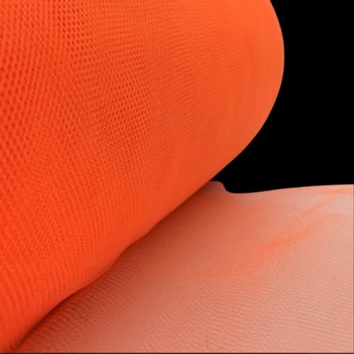 Orange Tulle Fabric 10 meters 4
